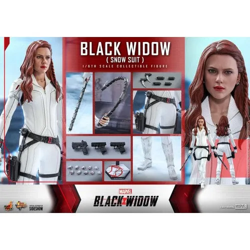 1:6 Marvel : Black Widow - Scarlett Johansson A.K.A Black Widow Snow Suit Figure MMS601 Hot Toys