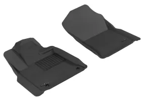 3D MAXpider 2012-2020 Toyota Tundra Reg/DBL/Crewmax/Sequoia Kagu 1st Row Floormat - Black