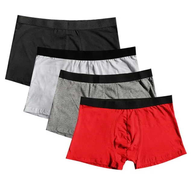 4 Cotton Boxers