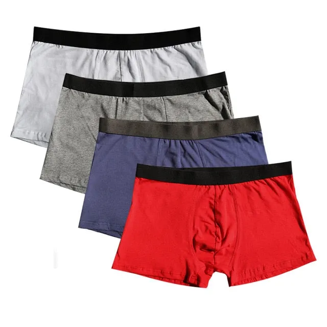 4 Cotton Boxers