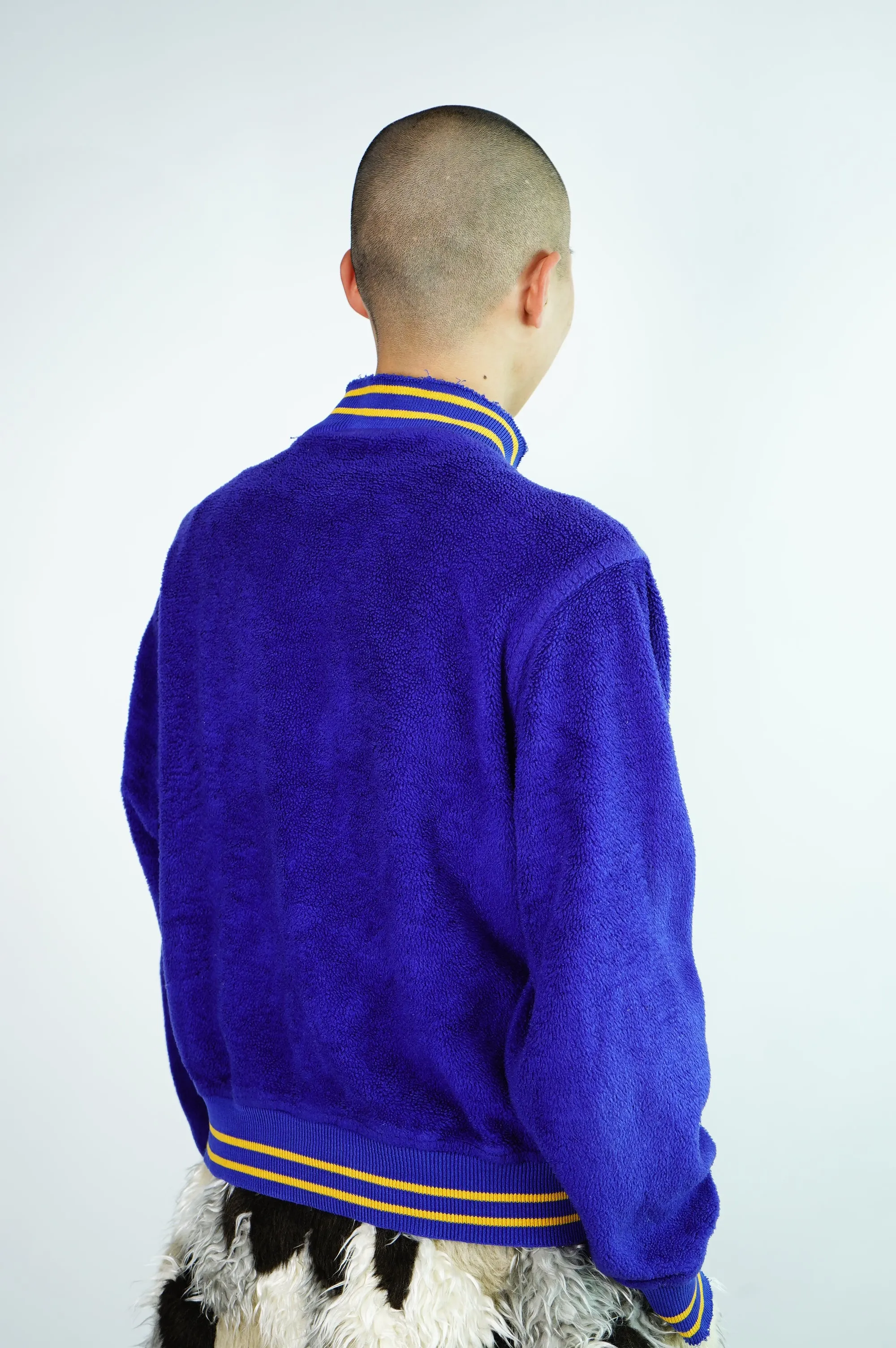 50's "LOWE & CAMPBELL" -"GAYLORD" Fleece Studium Pullover Jacket-