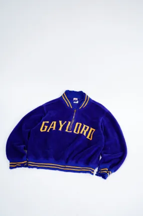 50's "LOWE & CAMPBELL" -"GAYLORD" Fleece Studium Pullover Jacket-