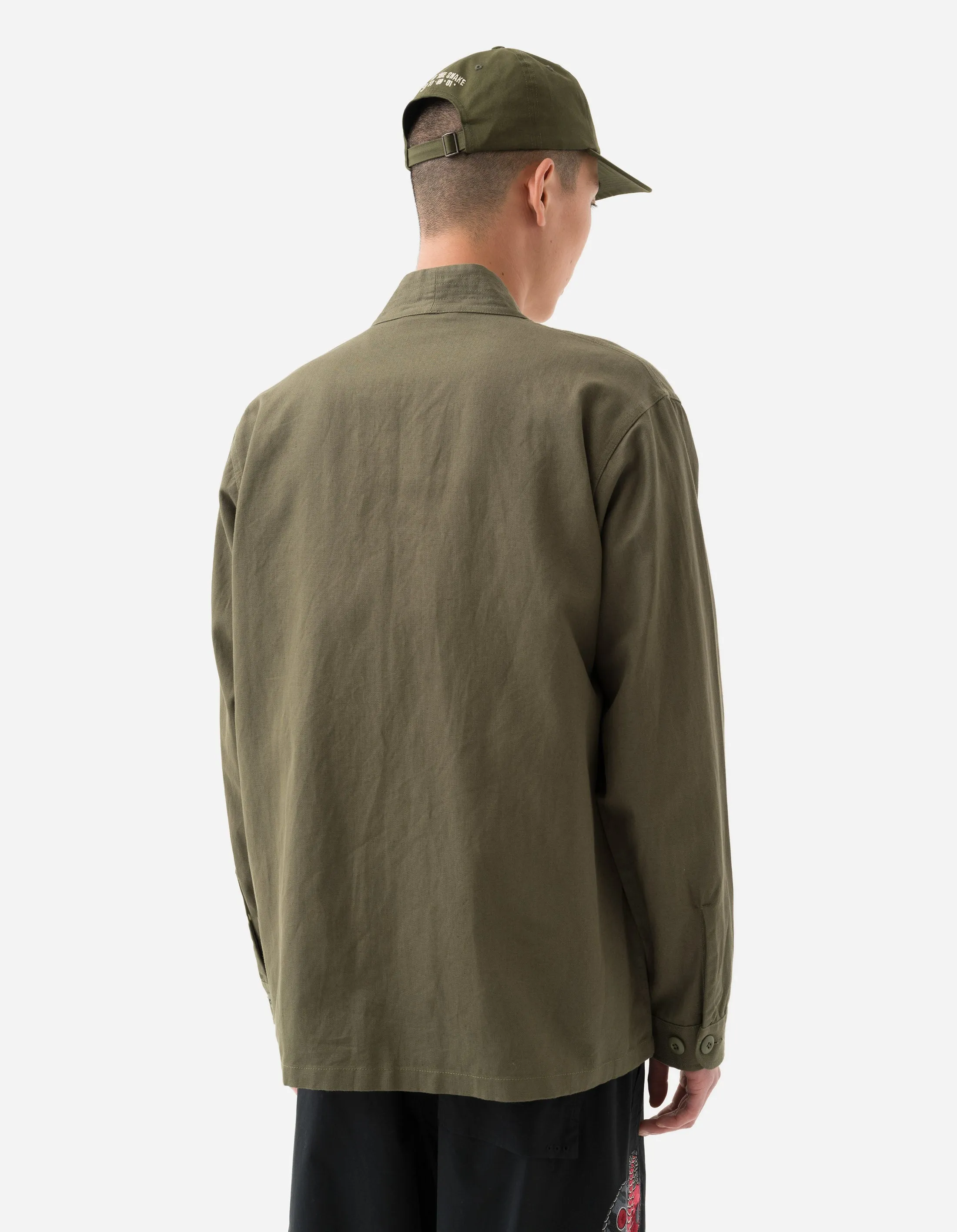 6028 Hemp Cargo Hanten Jacket Olive OG-107F