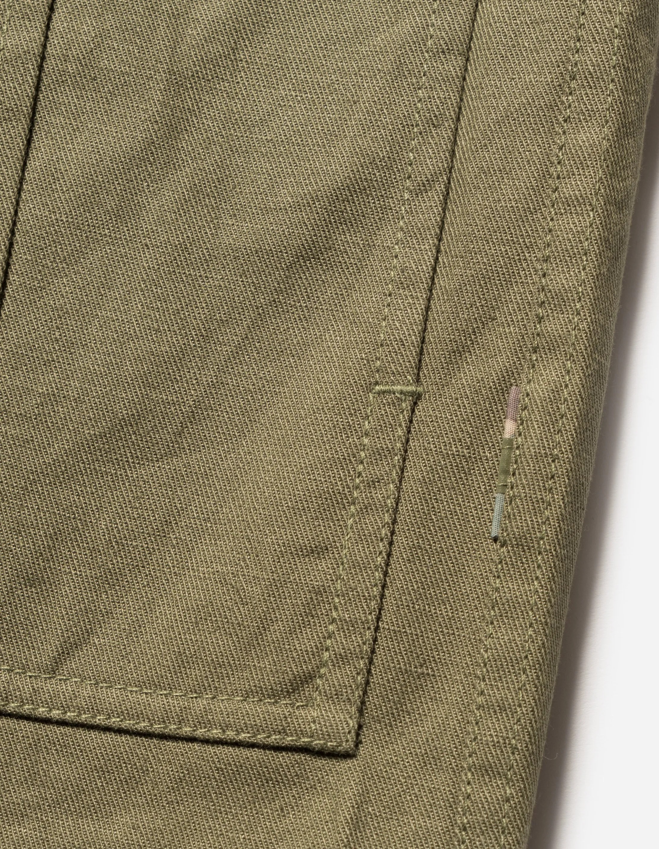 6028 Hemp Cargo Hanten Jacket Olive OG-107F