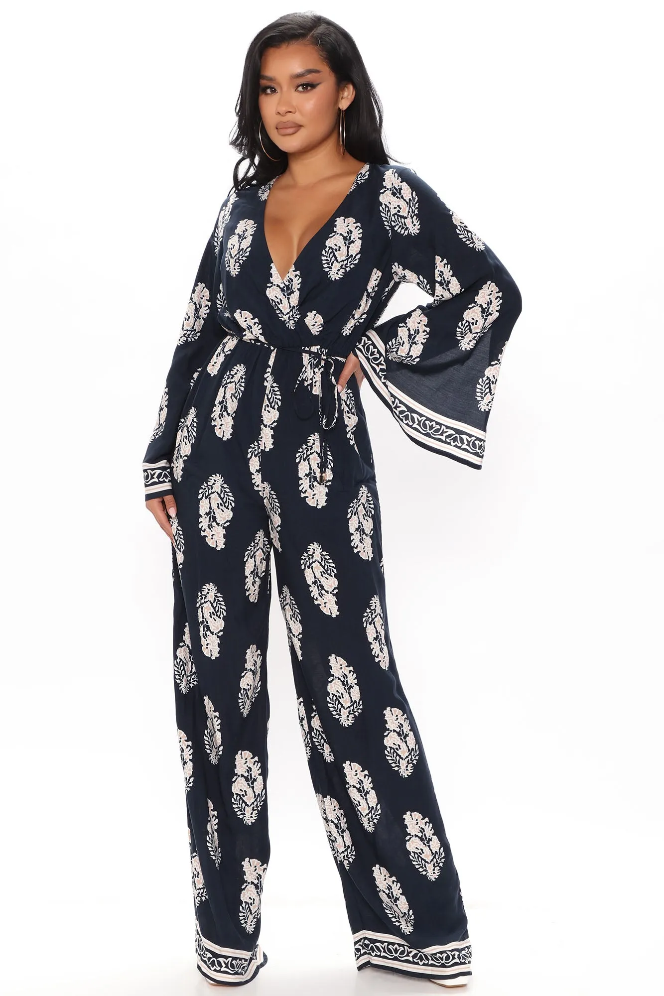 Abby Jumpsuit - Navy/combo