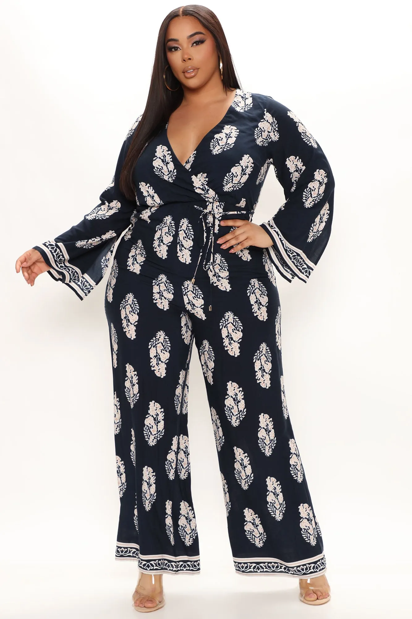 Abby Jumpsuit - Navy/combo