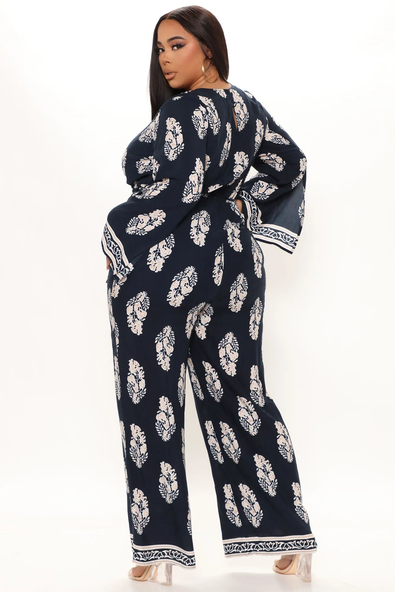 Abby Jumpsuit - Navy/combo