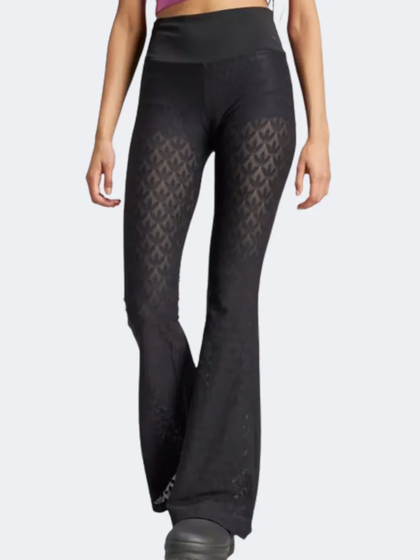 Adidas Monogram Lace Women Original Pant Black