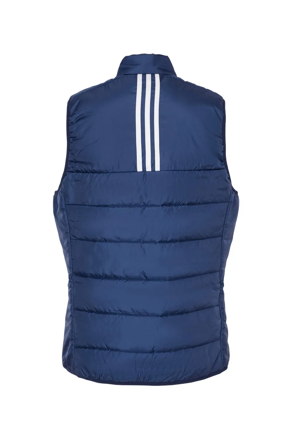 Adidas Womens Full Zip Puffer Vest - Team Navy Blue