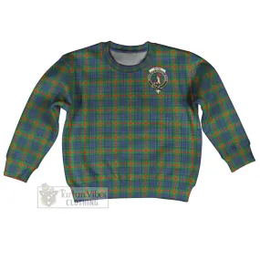 Aiton Tartan Kid Ugly Sweater with Family Crest