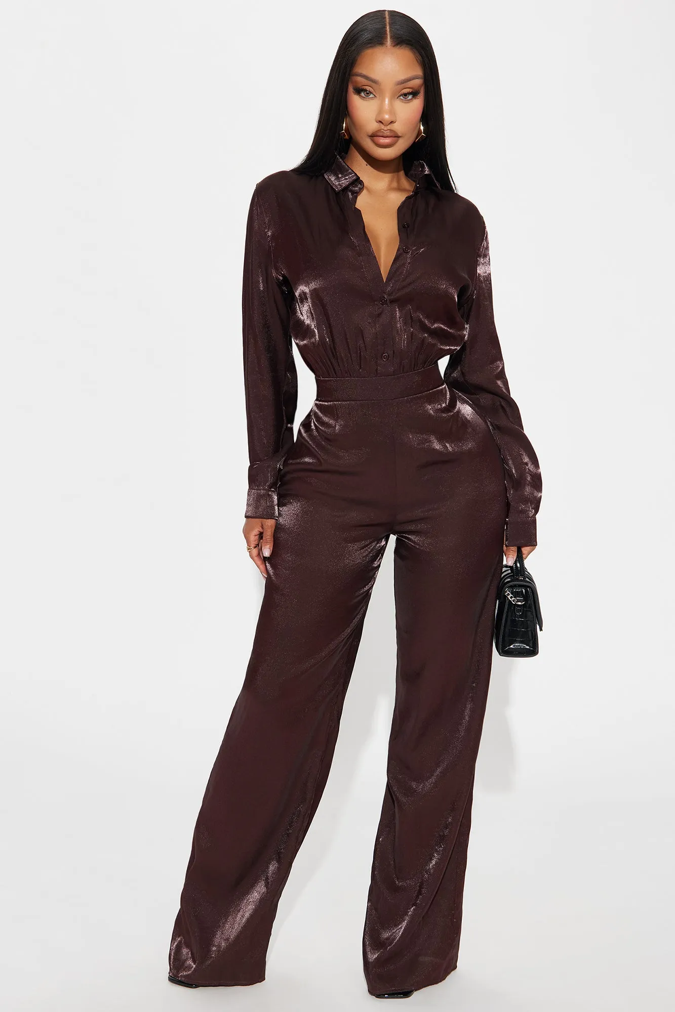 Alani Jumpsuit - Chocolate