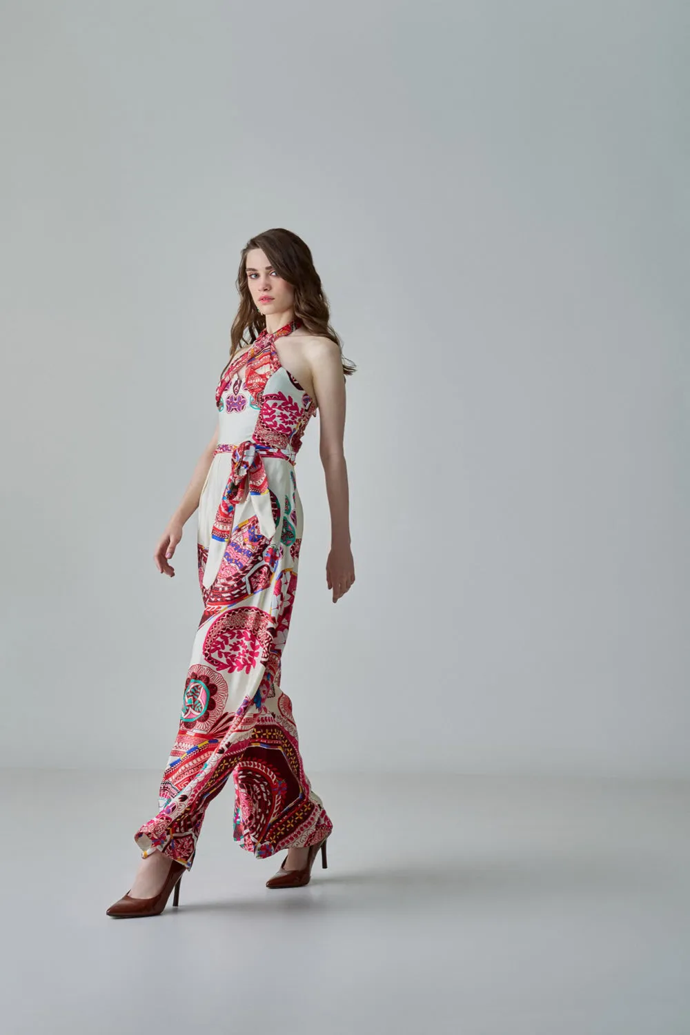 Alexa Paisley Print Jumpsuit