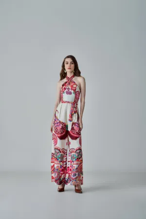 Alexa Paisley Print Jumpsuit