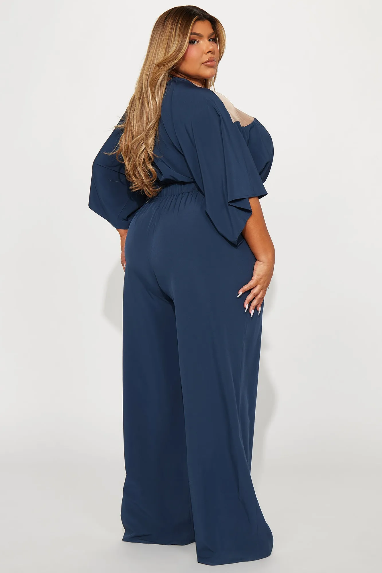 Almost the Weekend Jumpsuit  - Navy