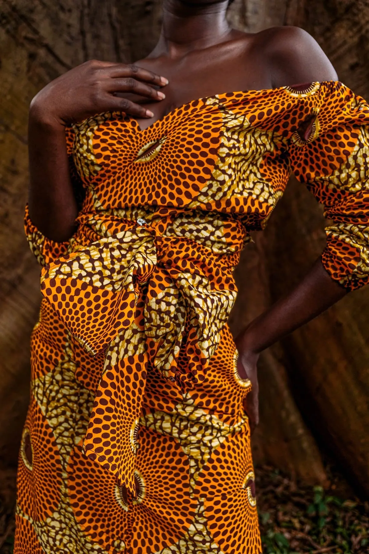 Ama Ata Aidoo Button-Through Skirt