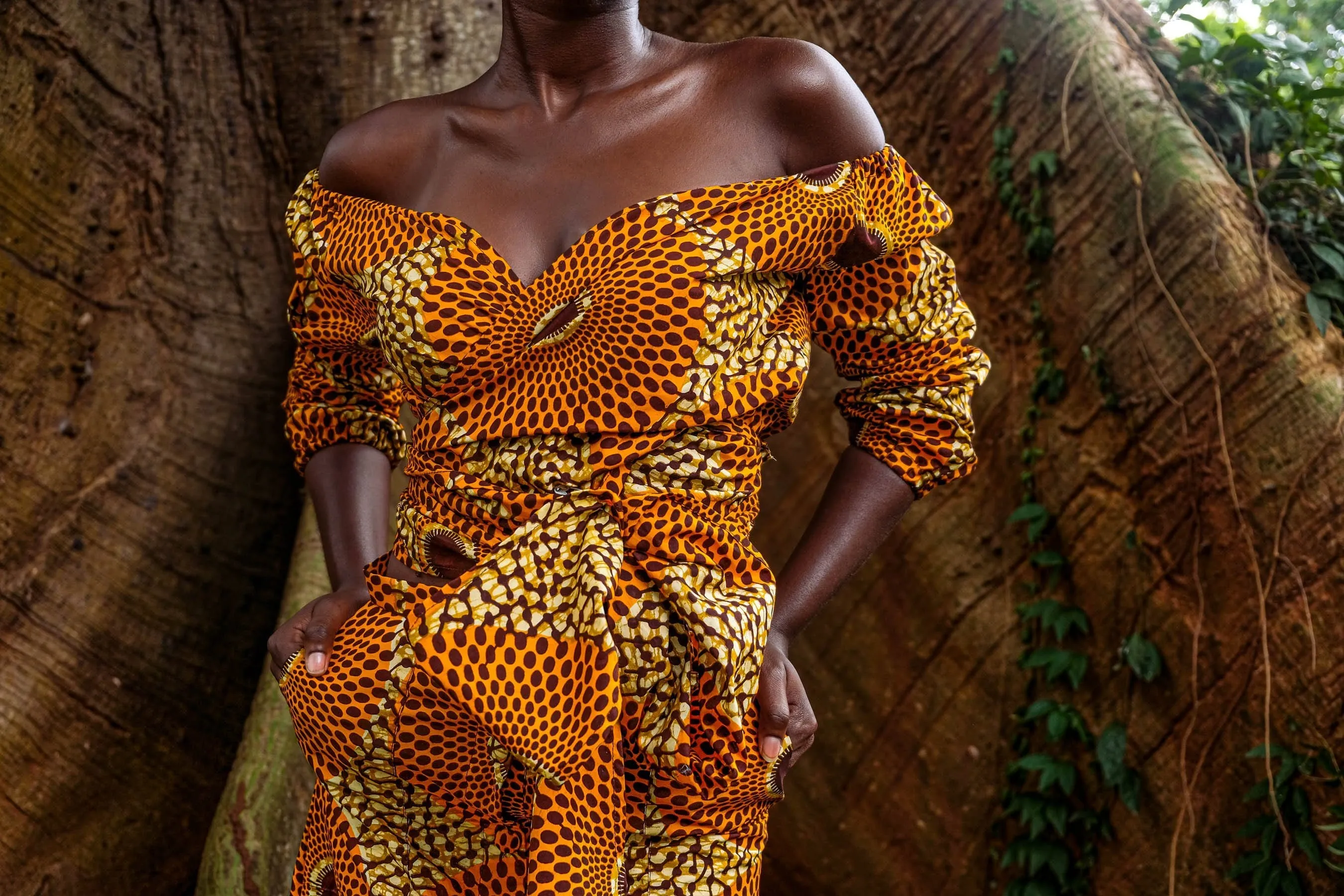 Ama Ata Aidoo Wrap Top