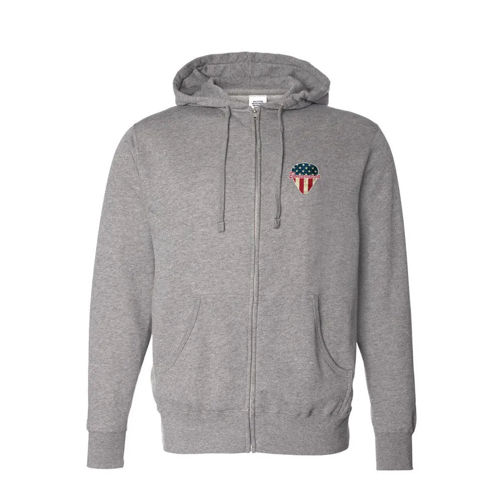 American Style Zip-Up Hoodie (Unisex)