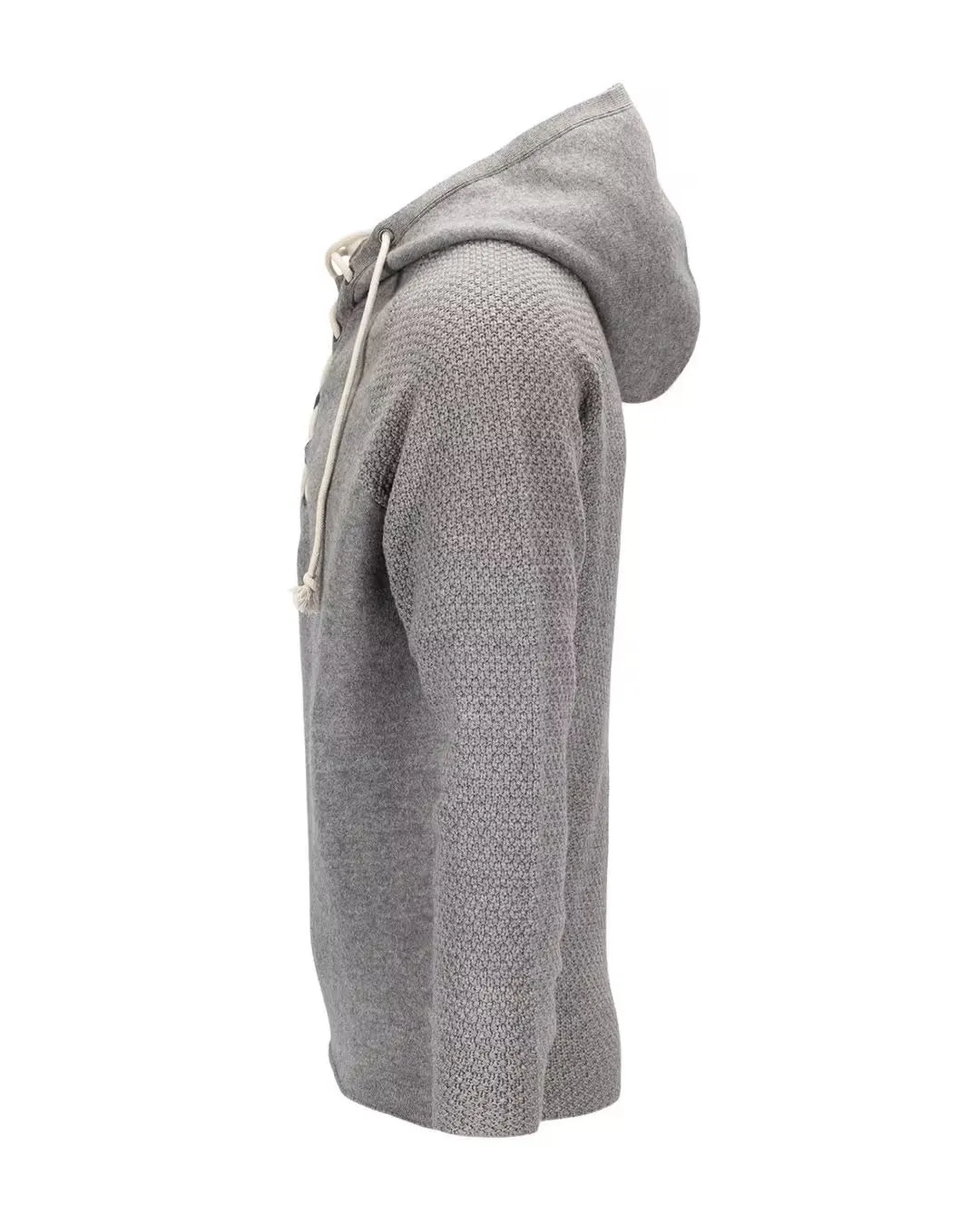 Amundsen | Boiled Wool Laced Hoodie | Men's