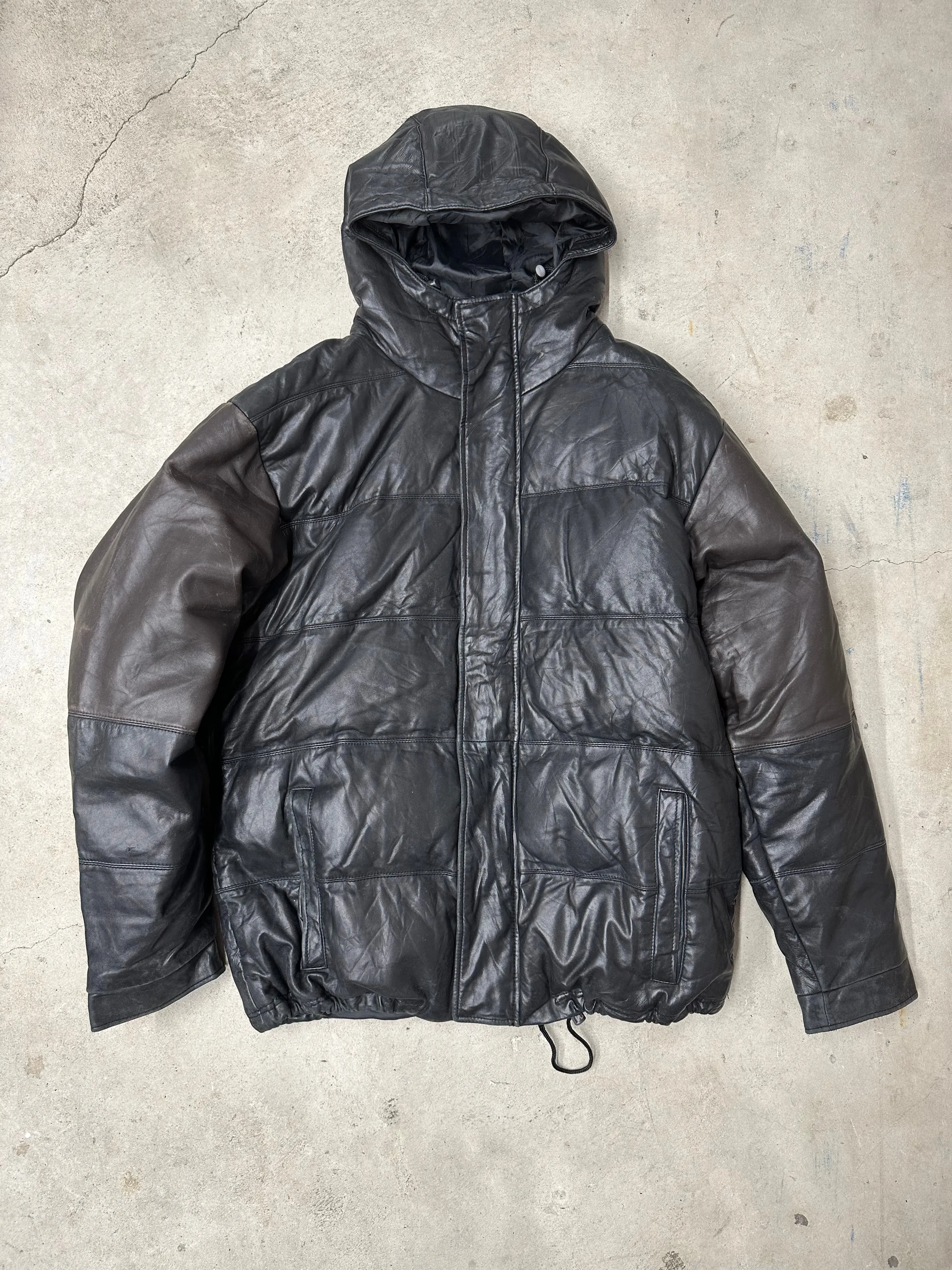 ANALOG DOWN LEATHER JACKET