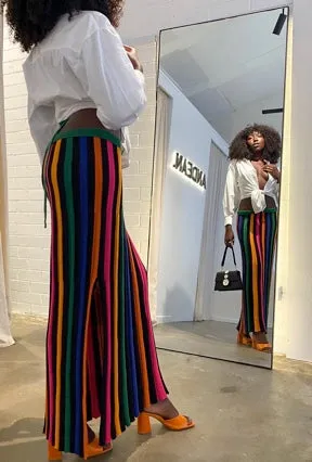 ANDEAN COLLECTIVE LORETTA TIE SKIRT IN RAINBOW