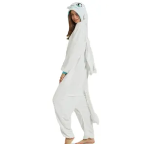 Arrival  Kigurumi Dragon Onesies Animal Winter Flannel Pajamas Adult Halloween Party Costume Jumpsuit