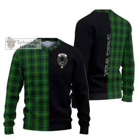 Arthur Tartan Ugly Sweater with Family Crest and Half Of Me Style