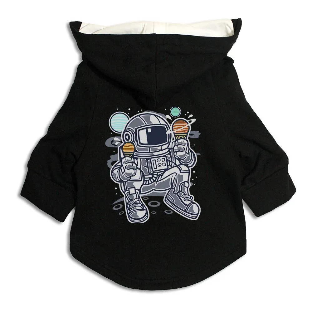 Astronaut Ice Cream Cat Hoodie Jacket