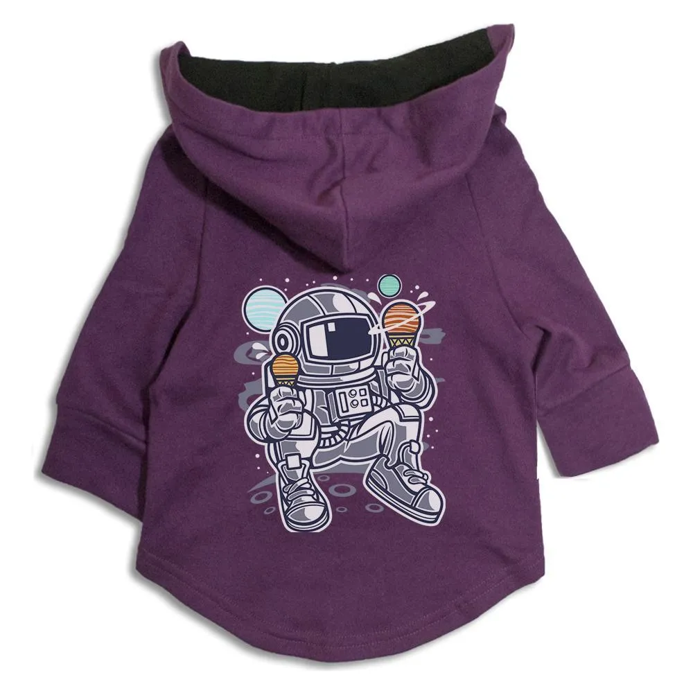 Astronaut Ice Cream Cat Hoodie Jacket