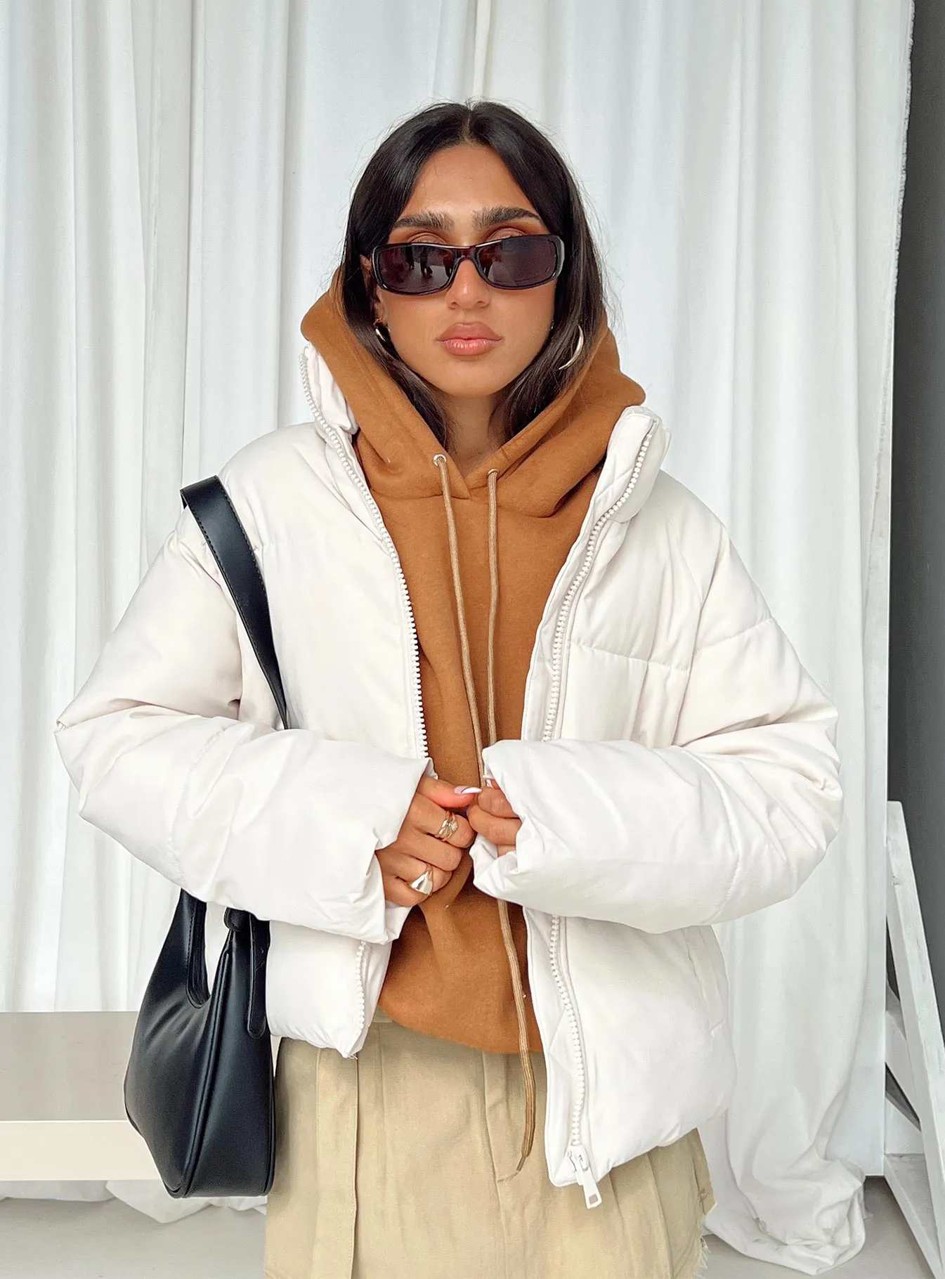 Augie Puffer Jacket Cream