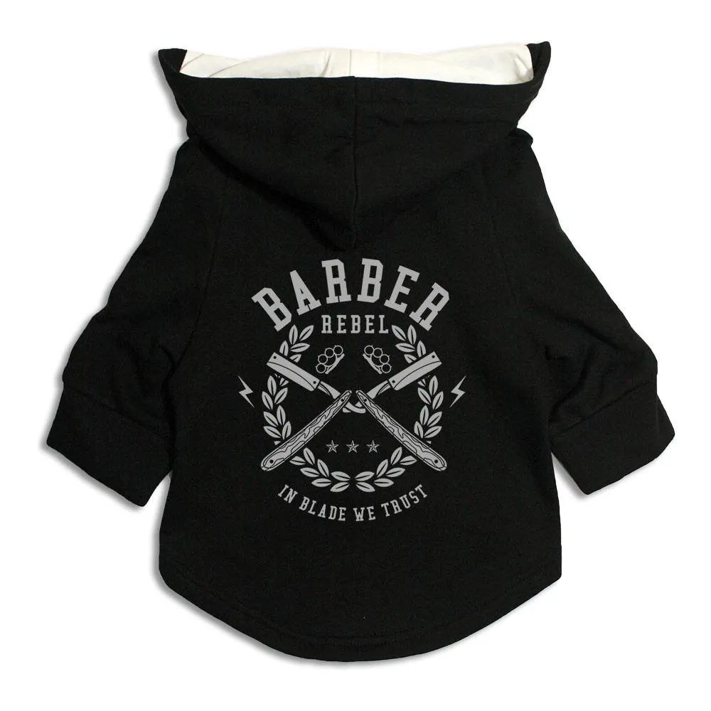 Barber Rebel Cat Hoodie Jacket