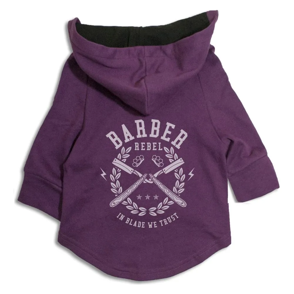 Barber Rebel Cat Hoodie Jacket