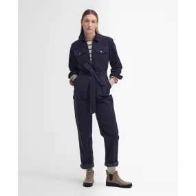 Barbour Amber Corduroy Jumpsuit In Navy LDR0837NY73