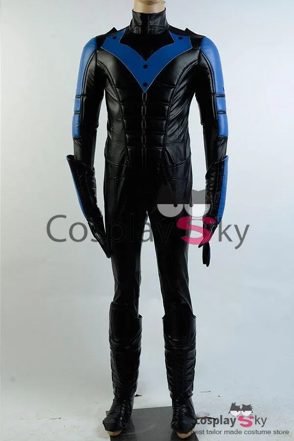 Batman: Arkham City Nightwing Richard John Dick Grayson Cosplay Costume