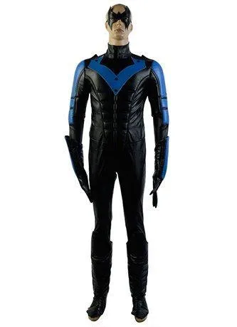 Batman: Arkham City Nightwing Richard John Dick Grayson Cosplay Costume