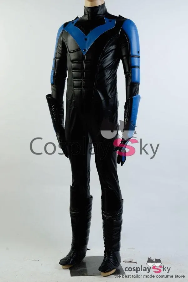 Batman: Arkham City Nightwing Richard John Dick Grayson Cosplay Costume