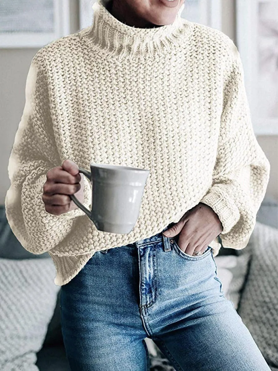 Beachy Turtleneck Sweater