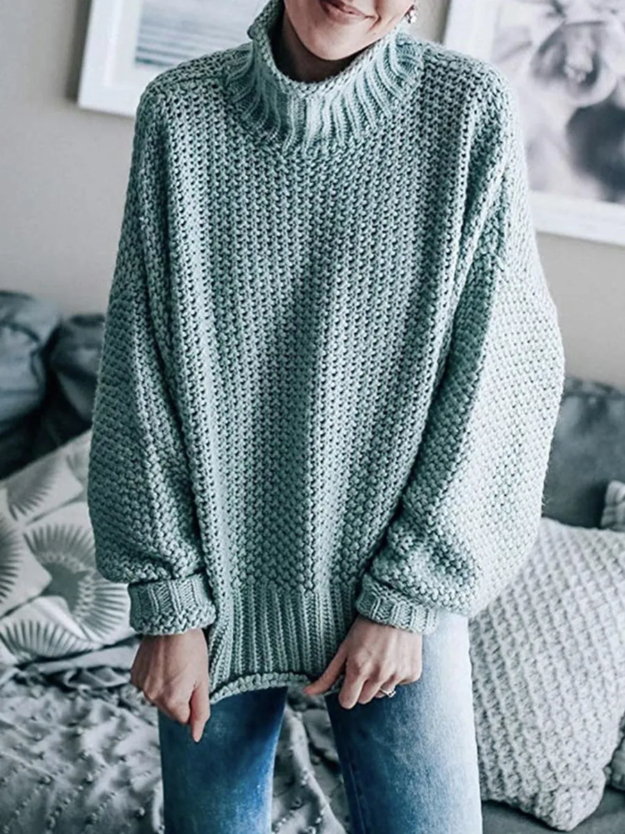 Beachy Turtleneck Sweater