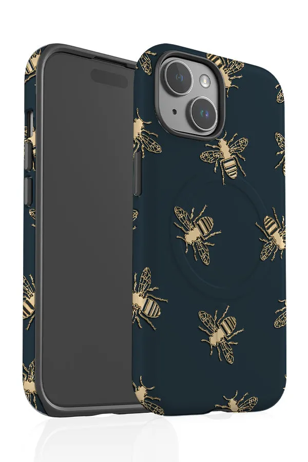 Bees Lux MagSafe Phone Case (Green)