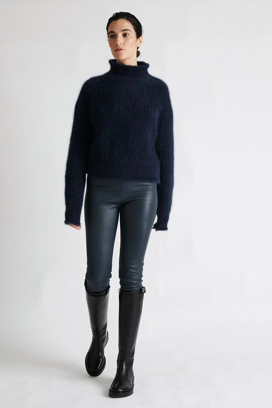   Beryll Carole Cashmere Sweater | Navy Blue