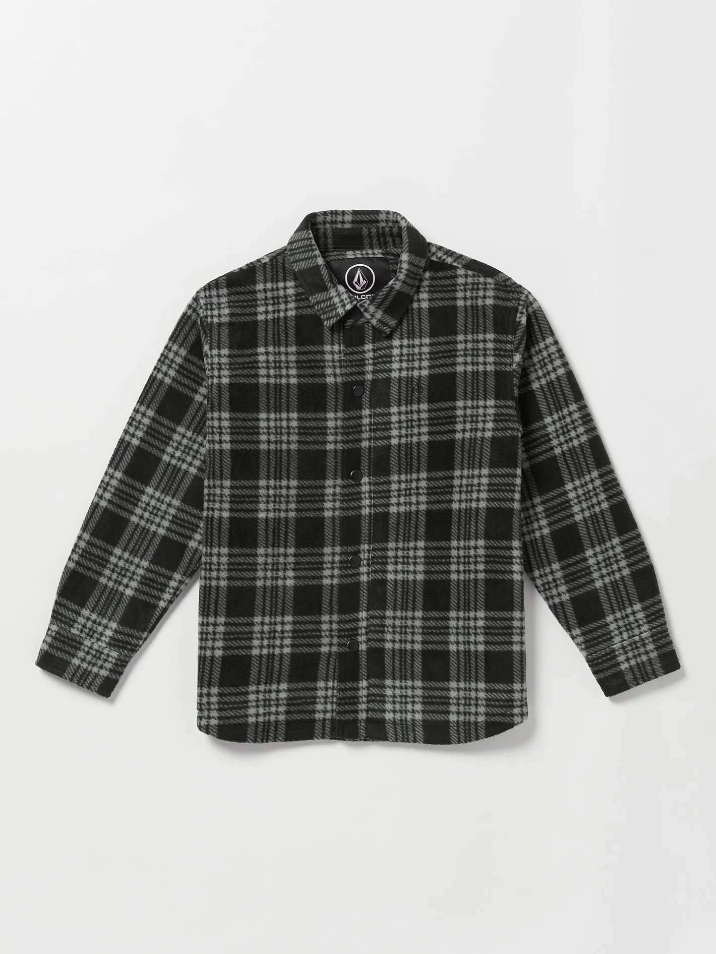 Big Boys Wallace Flannel - Black Grey