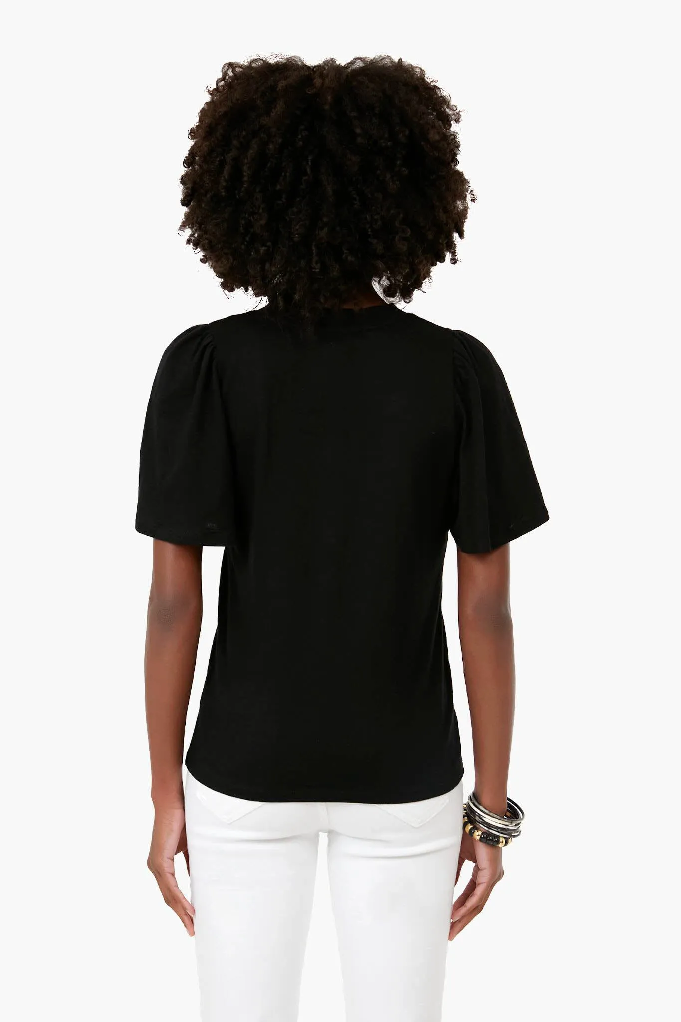 Black Tommy Short Sleeve Crewneck