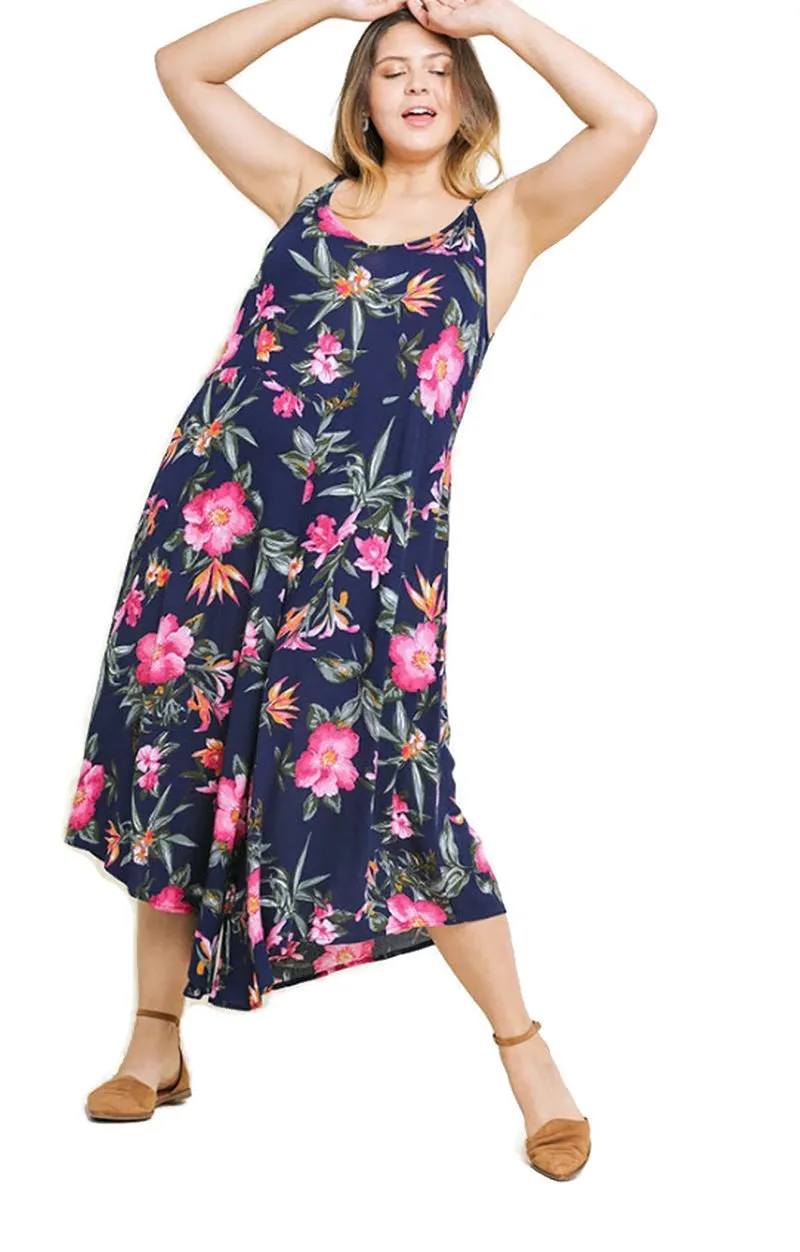 Blooming Beauty Floral Jumpsuit, Navy