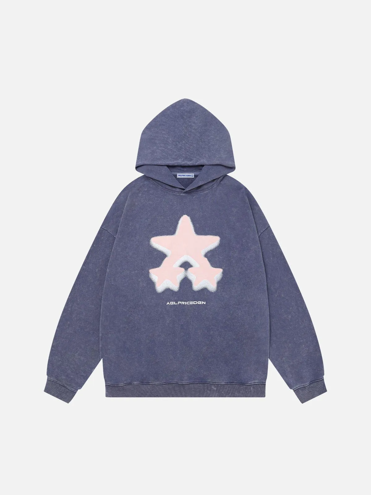 Blurring Star Washed Hoodie