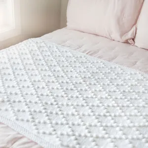 Bobble Stitch Blanket Knitting Pattern