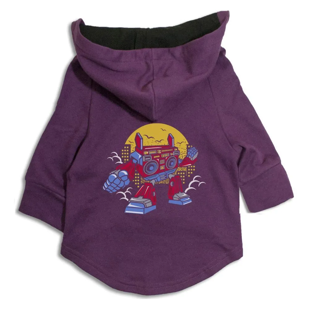 Boombox Robot Cat Hoodie Jacket