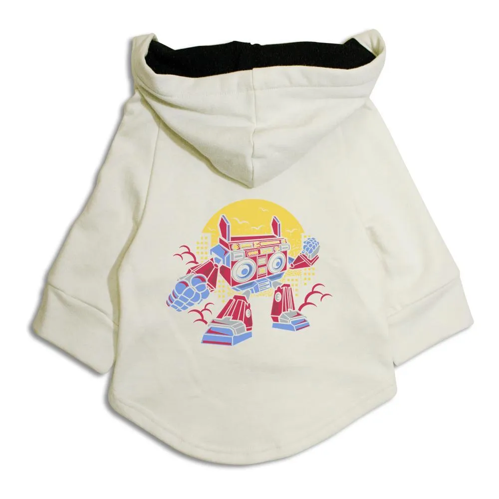 Boombox Robot Cat Hoodie Jacket