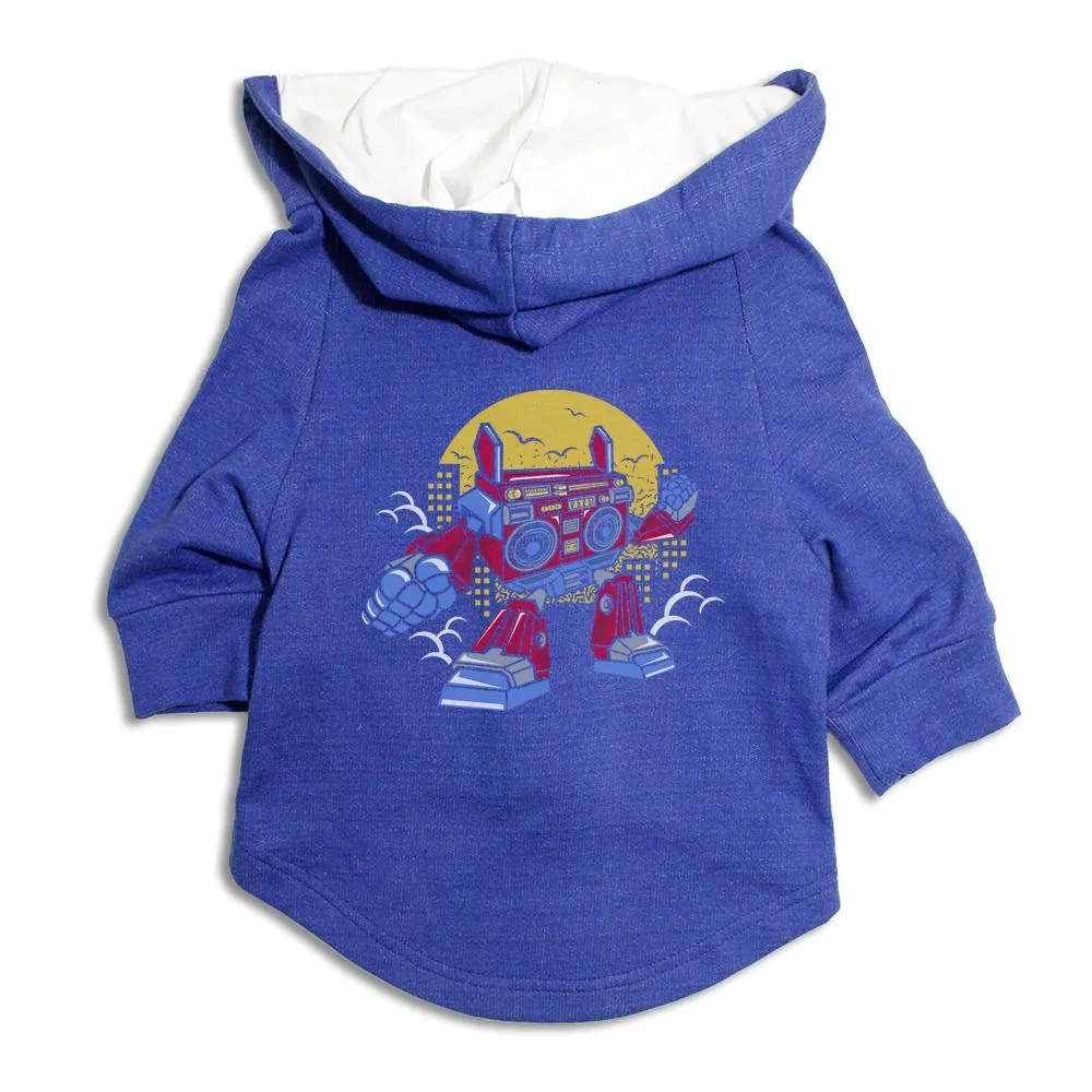 Boombox Robot Cat Hoodie Jacket