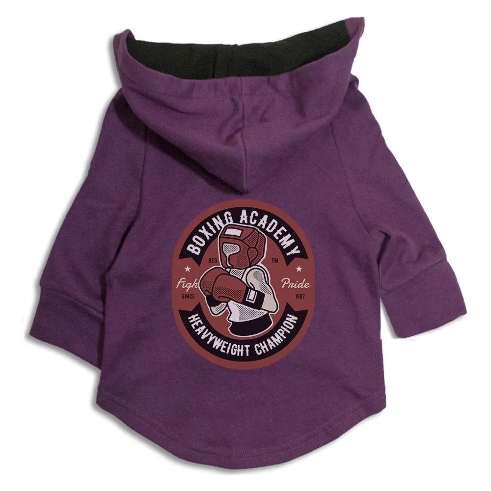 Boxing Academy Cat Hoodie Jacket