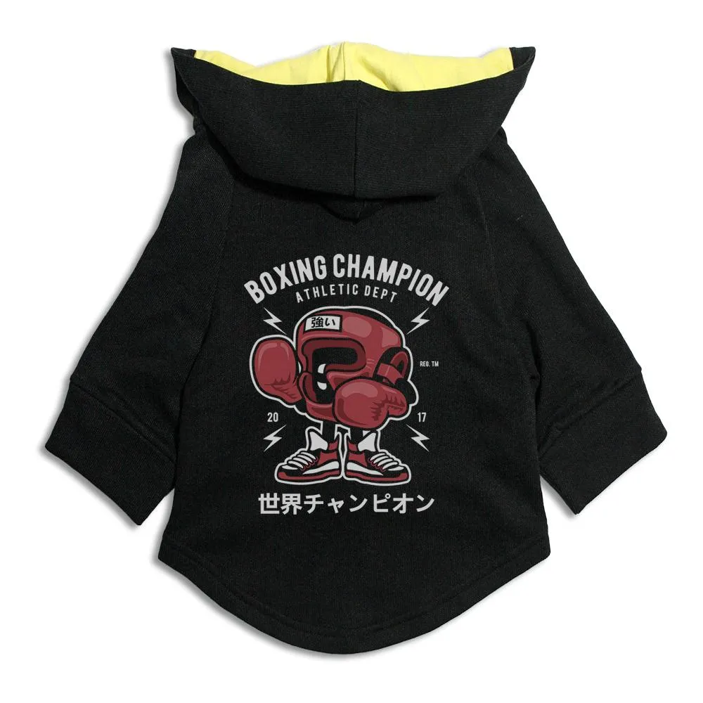 Boxing Champion Cat Hoodie Jacket