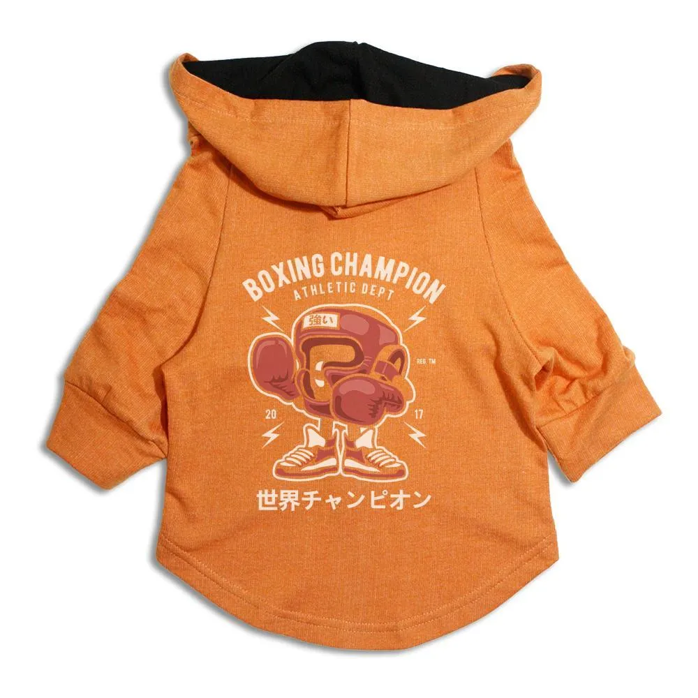 Boxing Champion Cat Hoodie Jacket